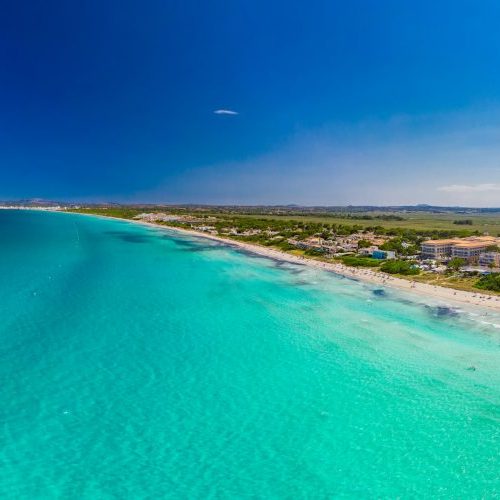Beach in Playa de Muro on Mallorca