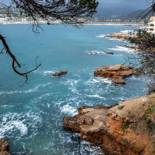 Mallorca coast with breathtaking sea views