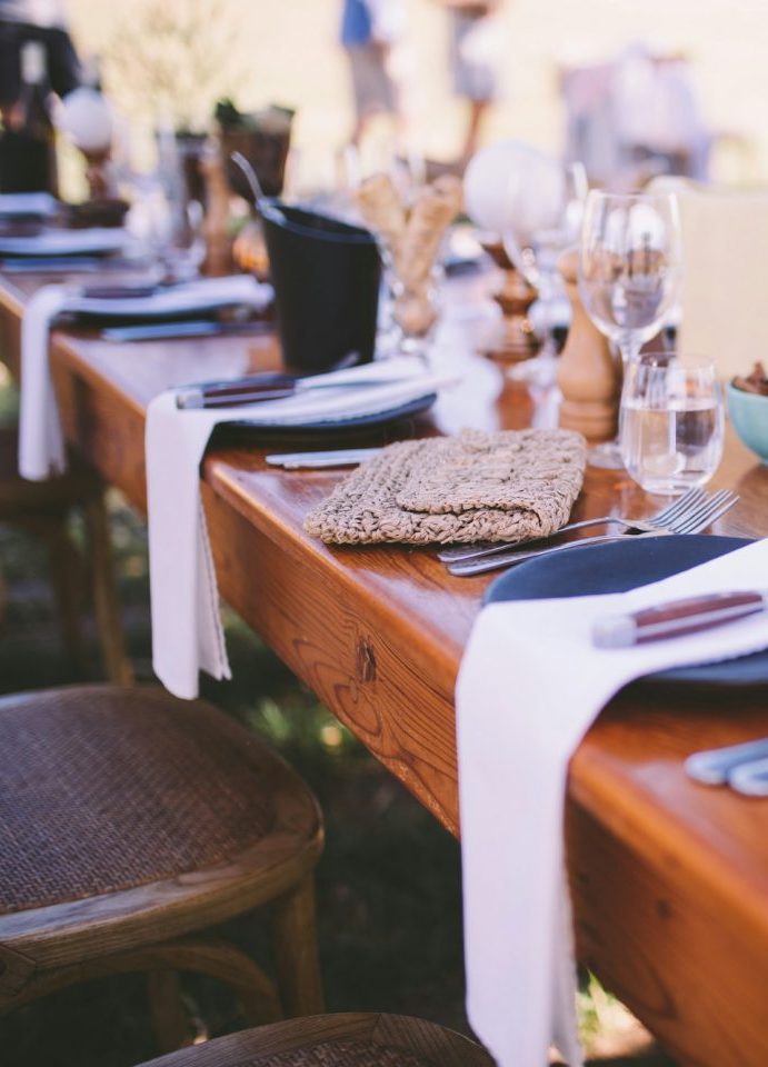 Gedeckter Tisch im Restaurant in Genova in Palma de Mallorca