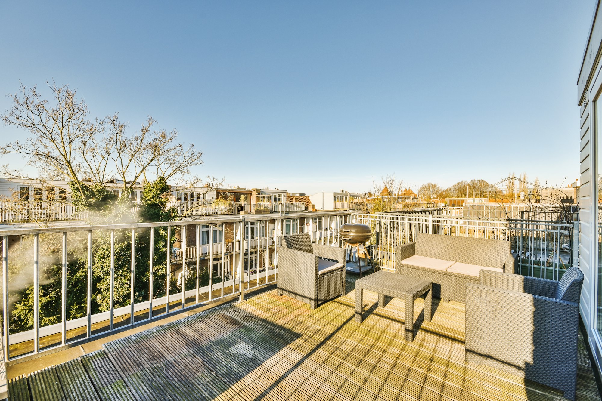 Lounge auf der Terrasse einer Immobilie in El Terreno in Palma Mallorca