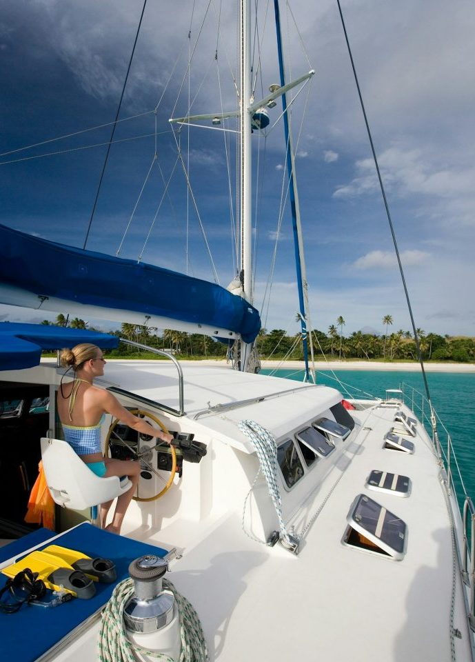Luxury catamaran in Canyamel Mallorca