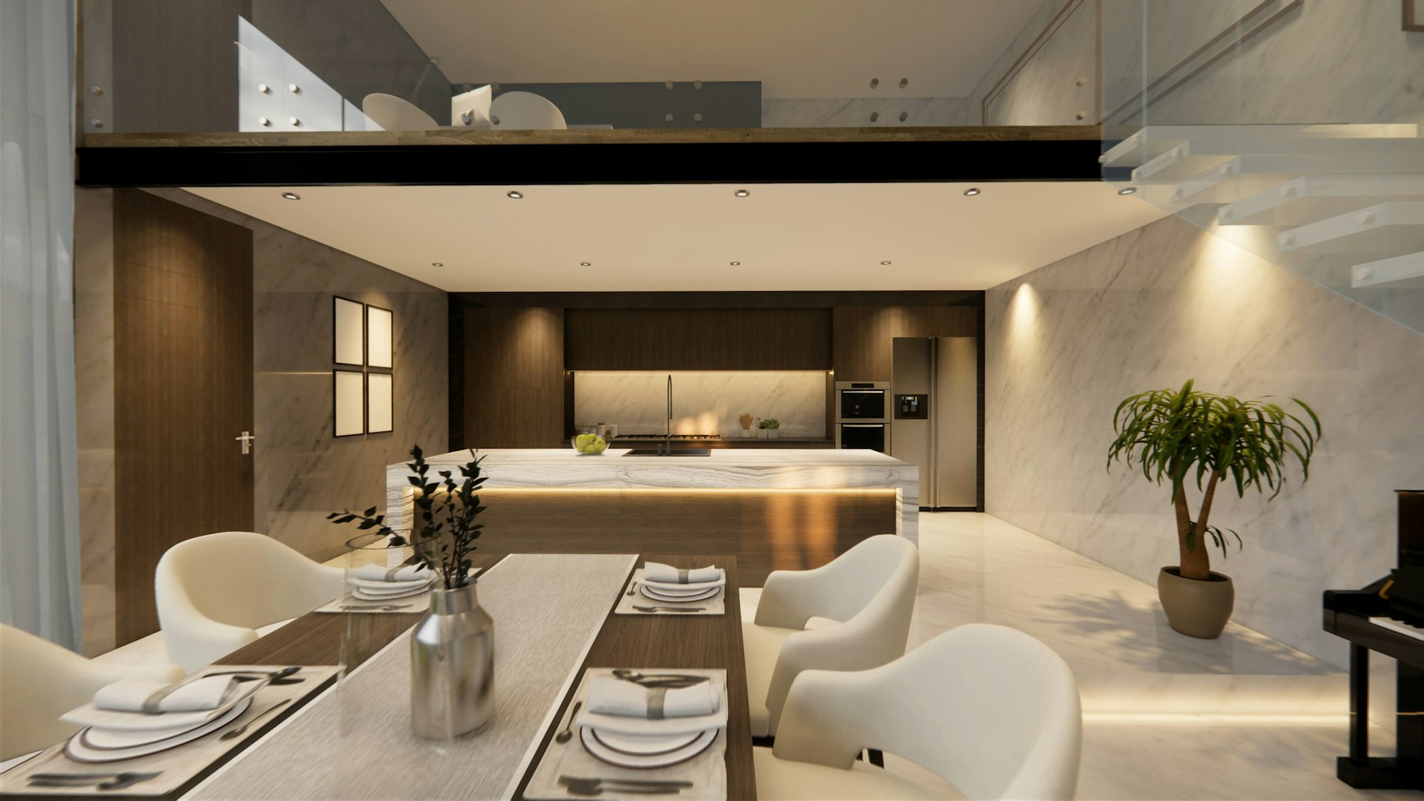 Luxurious property in the northwest of Mallorca with open kitchen