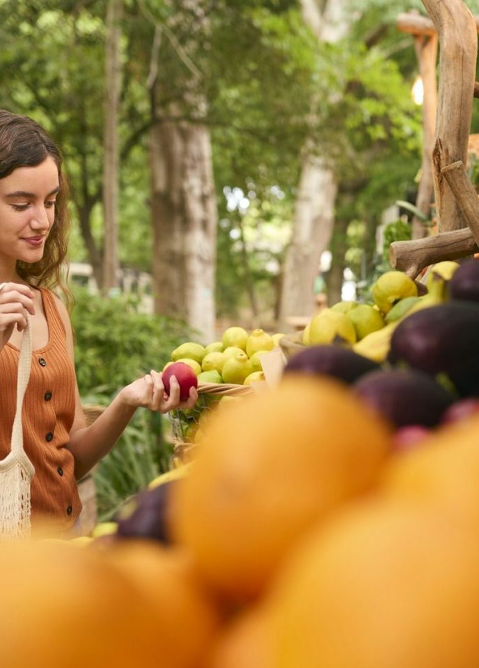 Markt mit Früchten und Gemüse in Lloseta auf Mallorca