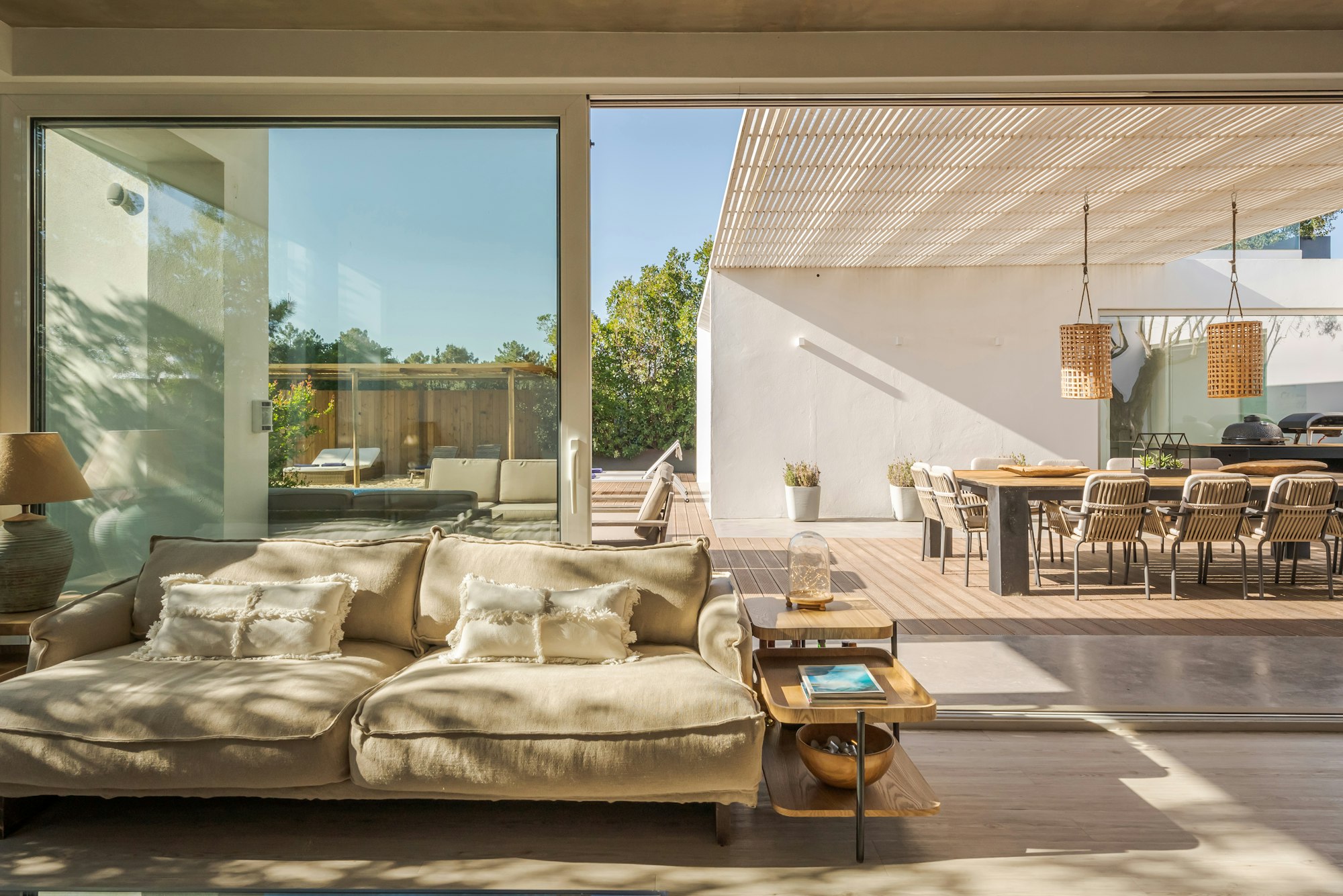 Modern villa with pool and terrace with interior design in Son Servera Mallorca