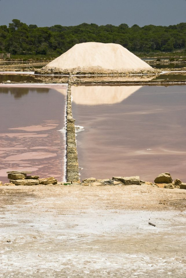 Salt pans in Colonia de St. Jordi