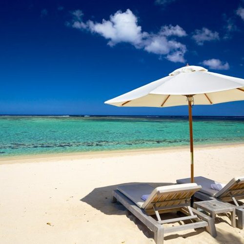 Sandy beach in Colònia de Sant Pere on Mallorca