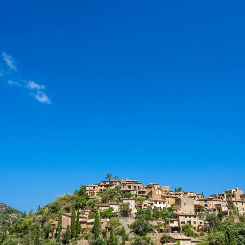 Schönes Dorf Campanet auf Mallorca