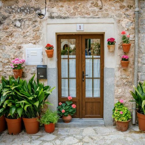 Traditionelles Haus in Santanyí auf Mallorca