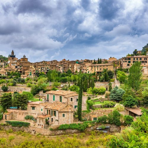 Village of Artà on Mallorca